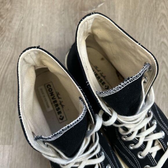 Converse Chuck Taylor All Star 70 Shoes High Top M9.5 W11.5 Black Sneakers - Picture 6 of 13